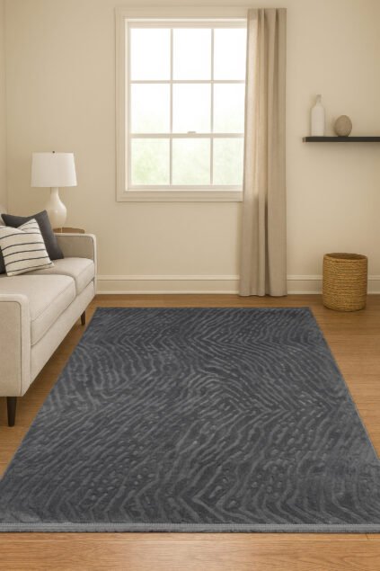 Plato Halı Opqo Padişah Premium Oturma Odası, Salon, Antre, Mutfak Yıkanabilir Polyester Kaymaz Taban Halı - Kaymaz Taban Halı