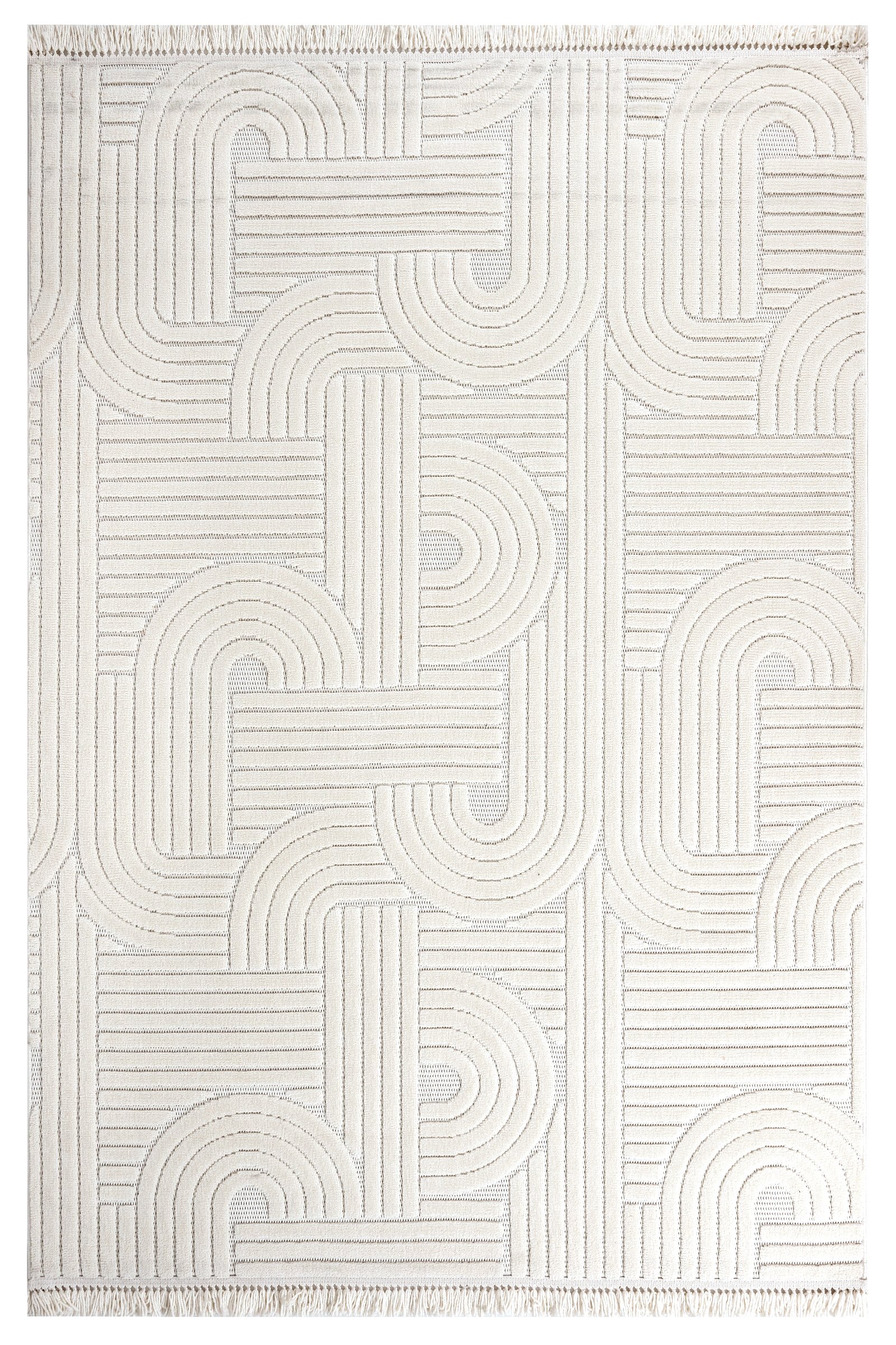 Dizayn 1090 Krem - İskandinav Halı