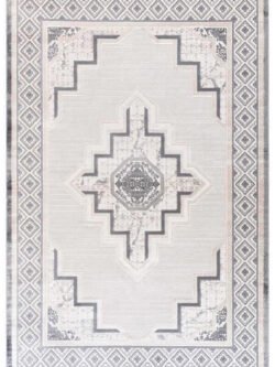 Amasra Gri Halı Yumuşak Oturma Odası Salon Çocuk Odası Mutfak Halısı P1144