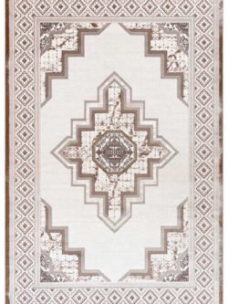 Amasra Kahverengi Bej Halı Yumuşak Oturma Odası Salon Çocuk Odası Mutfak Halısı P1144