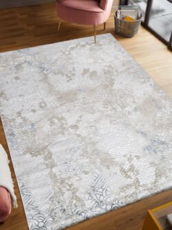 Lynosse Krem Halı Yumuşak Oturma Odası Salon Çocuk Odası Mutfak Halısı P1162