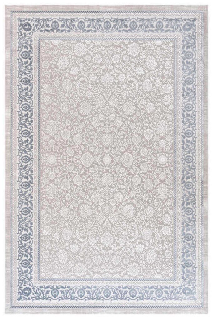 1_org_zoom Bafra Beyaz Mavi Halı Yumuşak Oturma Odası Salon Çocuk Odası Mutfak Halısı 22734