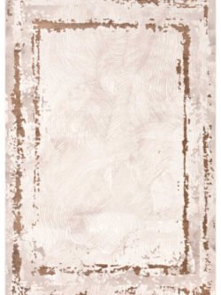 Bafra Bej Kahve Halı Yumuşak Oturma Odası Salon Çocuk Odası Mutfak Halısı P1184