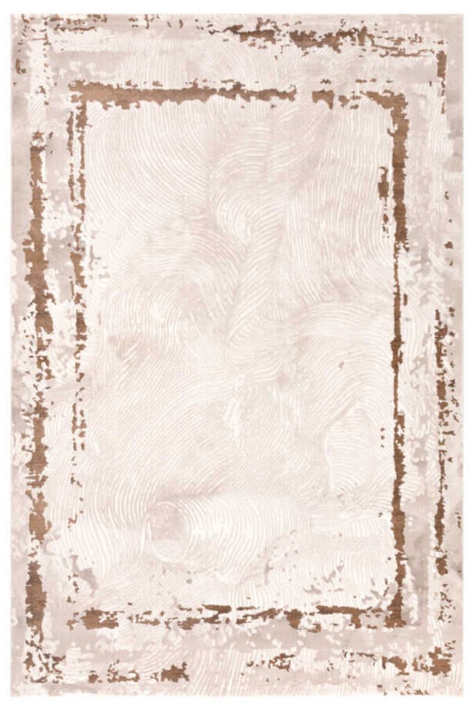 1_org_zoom Bafra Bej Kahve Halı Yumuşak Oturma Odası Salon Çocuk Odası Mutfak Halısı 22770