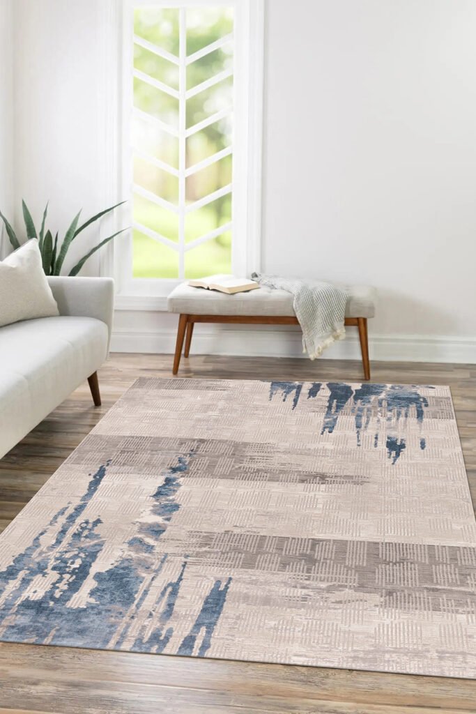 1_org_zoom Lynosse Mavi Halı Yumuşak Oturma Odası Salon Çocuk Odası Mutfak Halısı P119A 22896