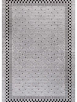 Lynosse Açık Gri Halı Yumuşak Oturma Odası Salon Çocuk Odası Mutfak Halısı P1201