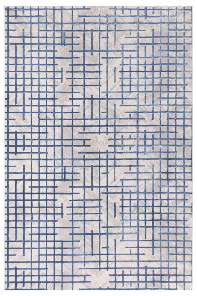 1_org_zoom Wilto Mavi Beyaz Halı Yumuşak Oturma Odası Salon Çocuk Odası Mutfak Halısı PF103 23112