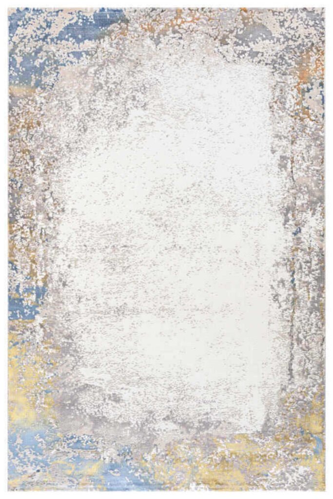 1_org_zoom Wilto Mavi Sarı Halı Yumuşak Oturma Odası Salon Çocuk Odası Mutfak Halısı Pf166 23166