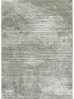 Elmina Yeşil Antrasit Halı Modern Dokuma Halı Yumuşak Oturma Odası Salon Çocuk Odası Mutfak Halısı F