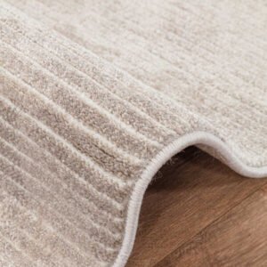 Elmina Açık Bej Halı Yumuşak Oturma Odası Salon Çocuk Odası Mutfak Halısı QP048 - Vintage Halı