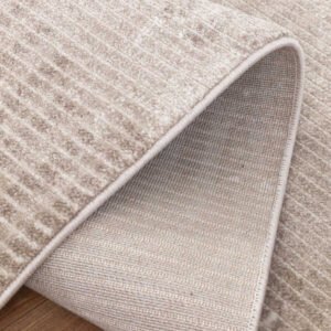 Elmina Açık Bej Halı Yumuşak Oturma Odası Salon Çocuk Odası Mutfak Halısı QP048 - Vintage Halı