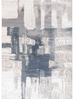 Bafra Beyaz Gri Halı Yumuşak Oturma Odası Salon Çocuk Odası Mutfak Halısı T1198