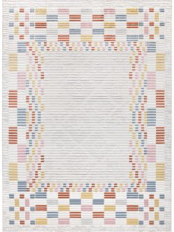 Roma Beyaz Halı Modern Dokuma Halı Yumuşak Oturma Odası Salon Çocuk Odası Mutfak Halısı F0355