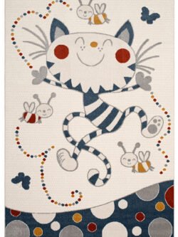 Roma Beyaz Halı Dokuma Halı Yumuşak Çocuklara Özel Modern Halı Renkli Çocuk Odası Halısı F0404