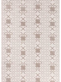 Troya Vizon Beyaz Halı Yumuşak Oturma Odası Salon Çocuk Odası Mutfak Halısı J0090