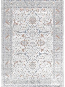 Paradise Beyaz Gri Halı Modern Dokuma Halı Yumuşak Oturma Odası Salon Çocuk Odası Mutfak Halısı M014