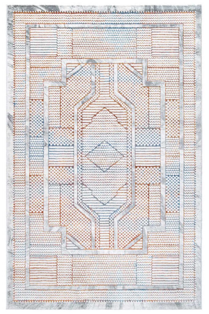 1_org_zoom Paradise Beyaz Mavi Halı Yumuşak Oturma Odası Salon Çocuk Odası Mutfak Halısı M0146 21959