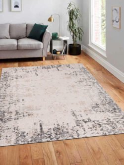 Lynosse Gri Halı Yumuşak Oturma Odası Salon Çocuk Odası Mutfak Halısı P1020