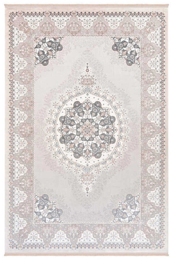 1_org_zoom Lynosse Bej Gri Halı Yumuşak Oturma Odası Salon Çocuk Odası Mutfak Halısı 22476