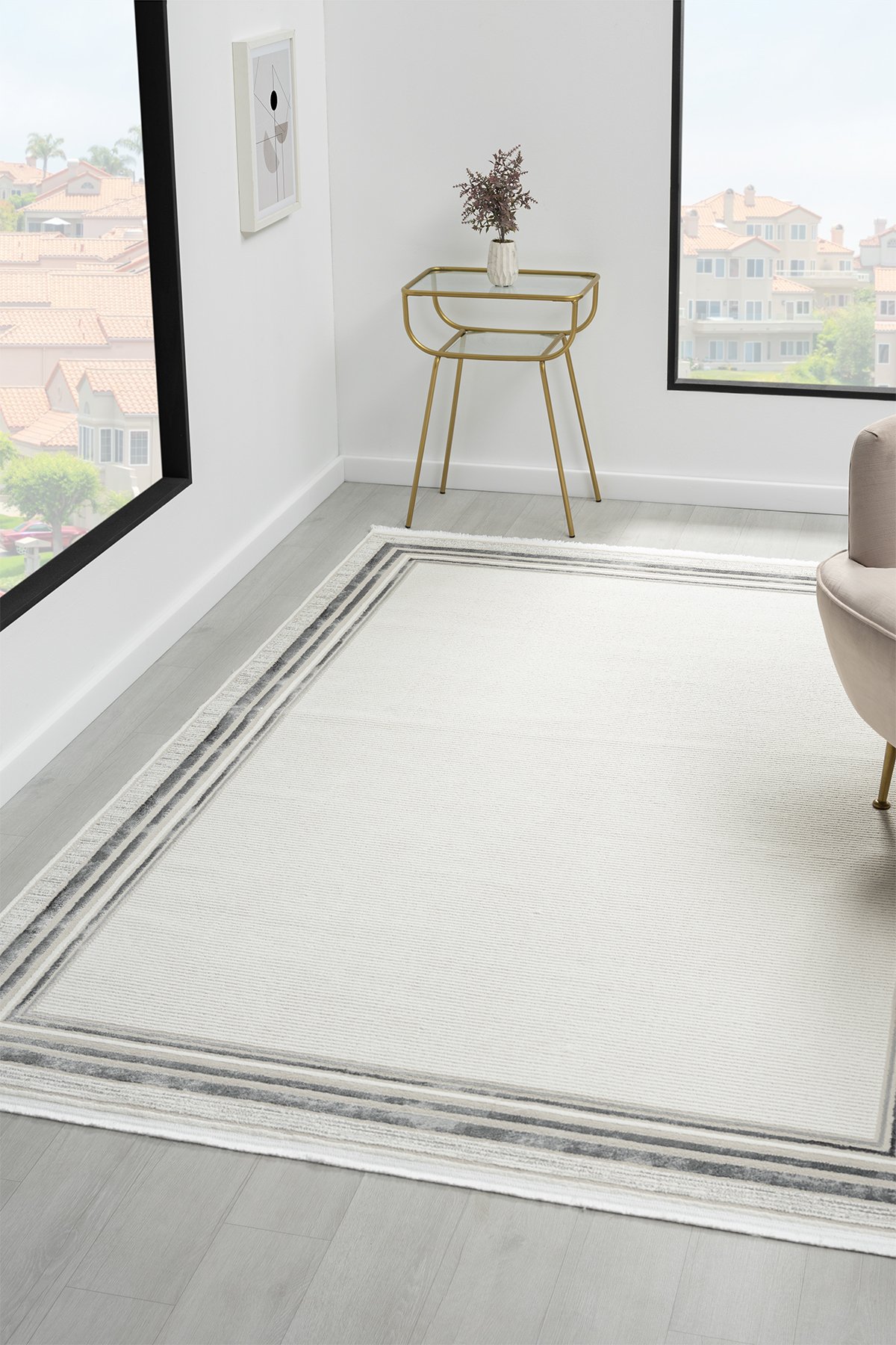 1_org_zoom Touch Beyaz Gri Salon Oturma Odasi Çocuk Odasi Yatak Odasi Halisi 0TO349 25318