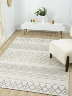 Viola Beyaz Salon Oturma Odasi Çocuk Odasi Yatak Odasi Halisi VIO305