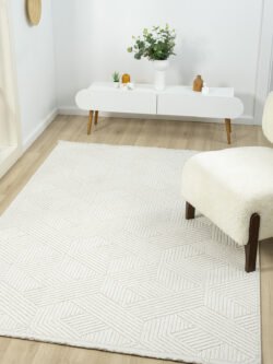 Viola Beyaz Salon Oturma Odasi Çocuk Odasi Yatak Odasi Halisi VIO310