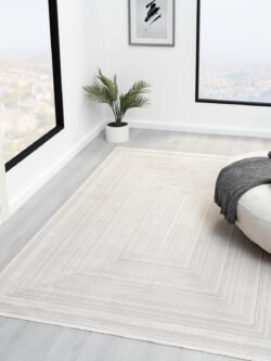 Dora Krem Halı Salon Oturma Odası Çocuk Odası Yatak Odası Halısı Dr3001