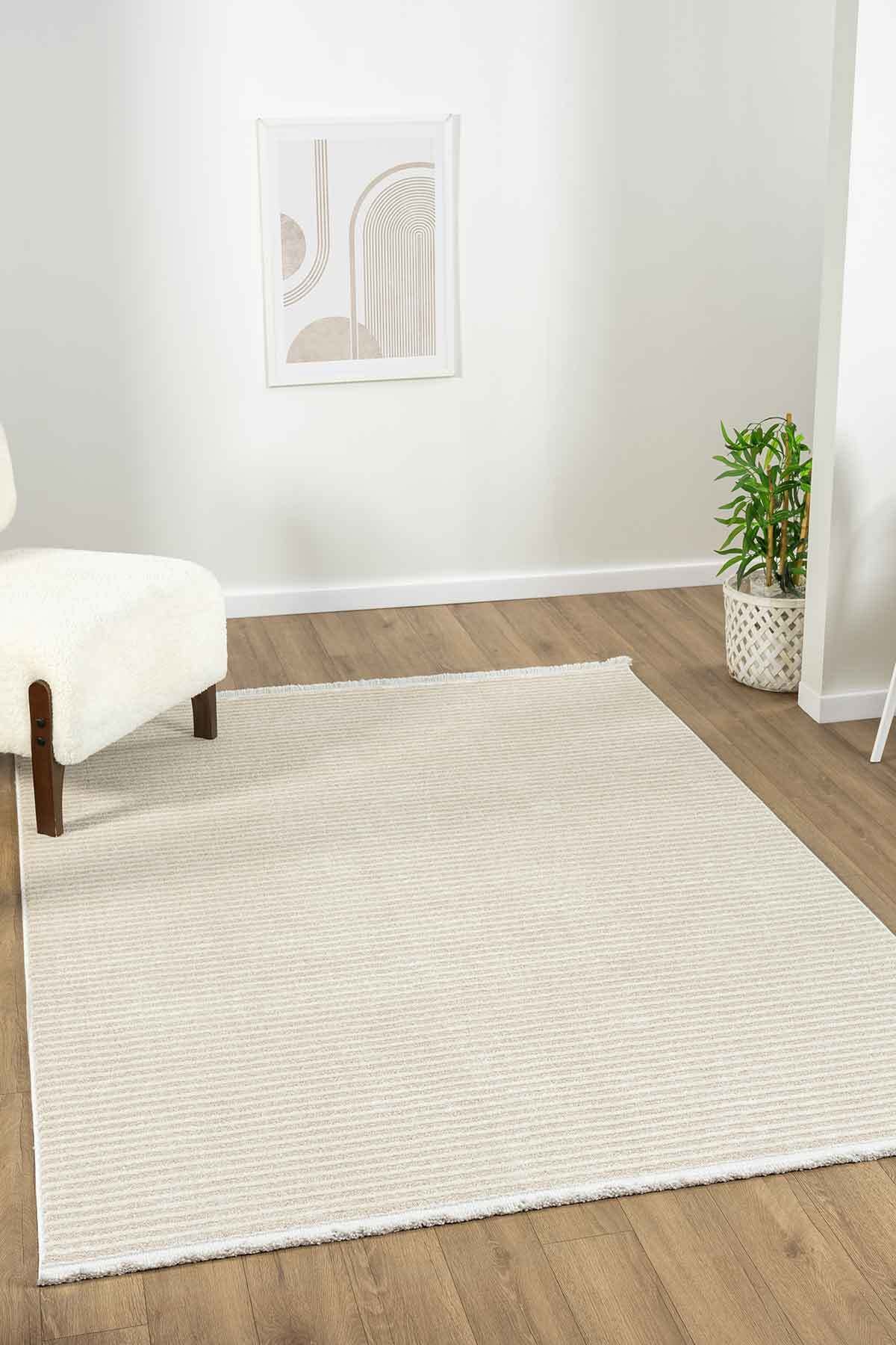 1_org_zoom Ventura Bej Multi Shaggy Yumusak Post Pelus Salon Oturma Odasi Halisi VNT109 25617