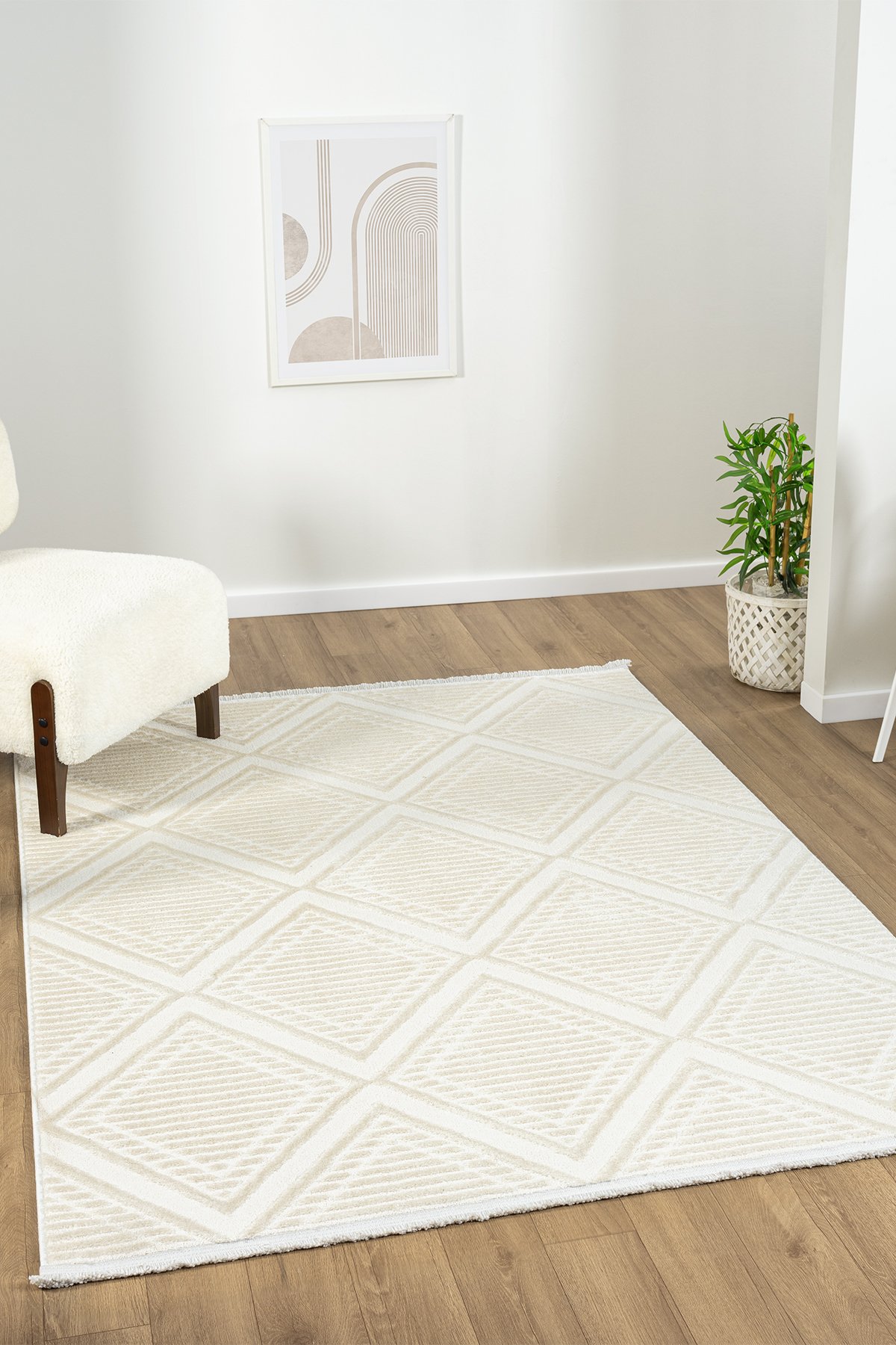 1_org_zoom Ventura Beyaz Shaggy Yumusak Post Pelus Salon Oturma Odasi Halisi VNT105 25777