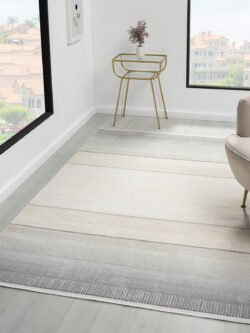 Toronto Krem Gri Salon Oturma Odasi Çocuk Odasi Yatak Odasi Halisi TRN552