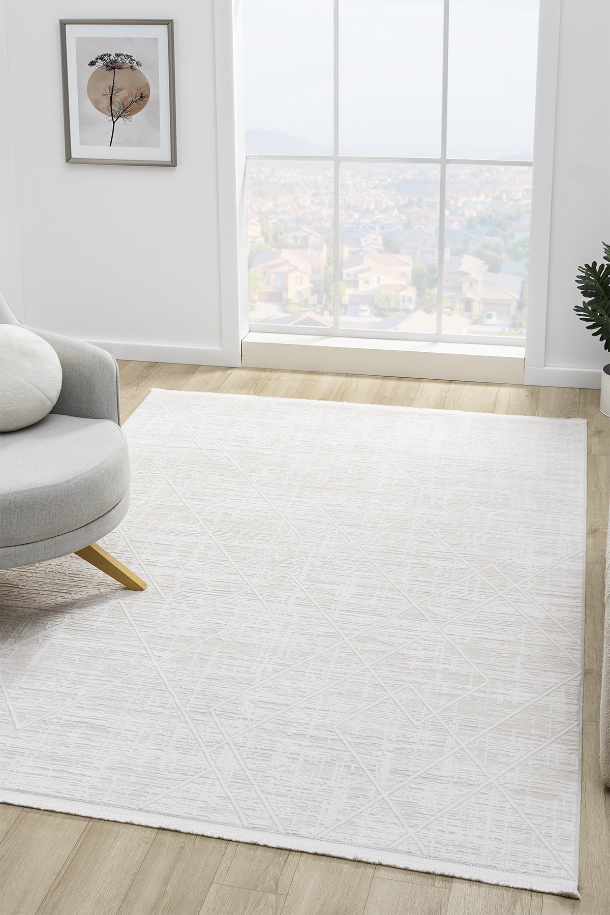 1_org_zoom Maki Krem Salon Oturma Odasi Çocuk Odasi Yatak Odasi Halisi MK9009 26577