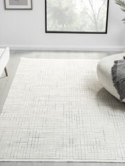 Kybele Beyaz Gri Salon Oturma Odasi Çocuk Odasi Yatak Odasi Halisi Mt1008