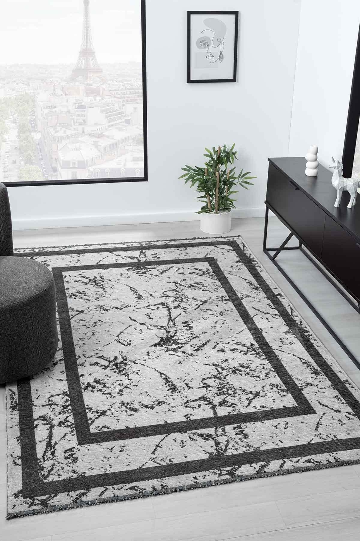 1_org_zoom Nova Gri Antrasit Salon Oturma Odasi Çocuk Odasi Yatak Odasi Halisi NV052 26817