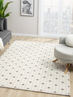 Harmoni Beyaz Gri Salon Oturma Odasi Çocuk Odasi Yatak Odasi Halisi HRM210