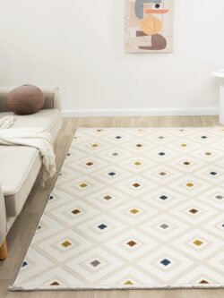 Harmoni Beyaz Salon Oturma Odasi Çocuk Odasi Yatak Odasi Halisi HRM208