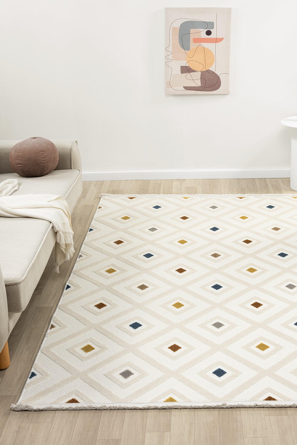 1_org_zoom Harmoni Beyaz Salon Oturma Odasi Çocuk Odasi Yatak Odasi Halisi HRM208 27327