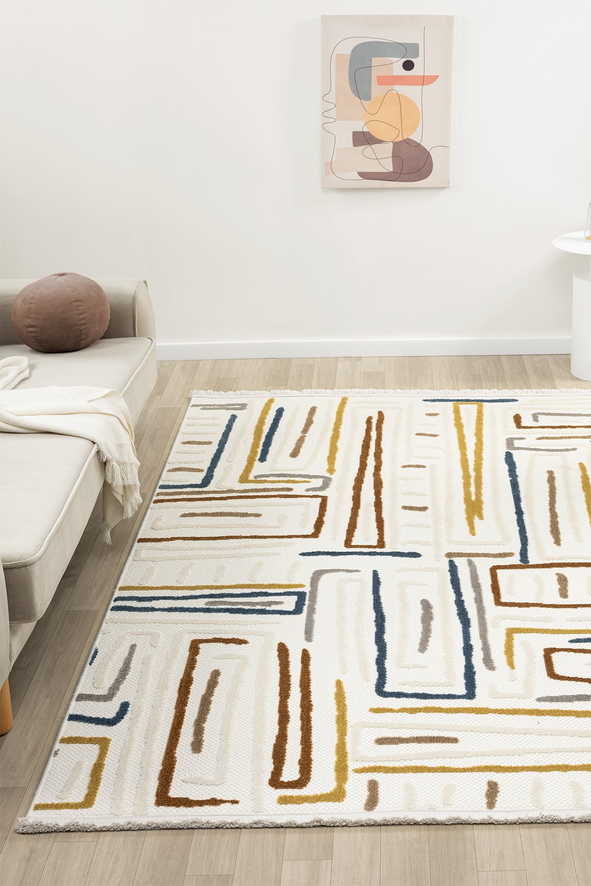 1_org_zoom Harmoni Beyaz Salon Oturma Odasi Çocuk Odasi Yatak Odasi Halisi HRM207 27387