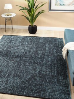 Antik Turkuaz Kilim Kaymaz Taban Şönil Dokuma 10364A