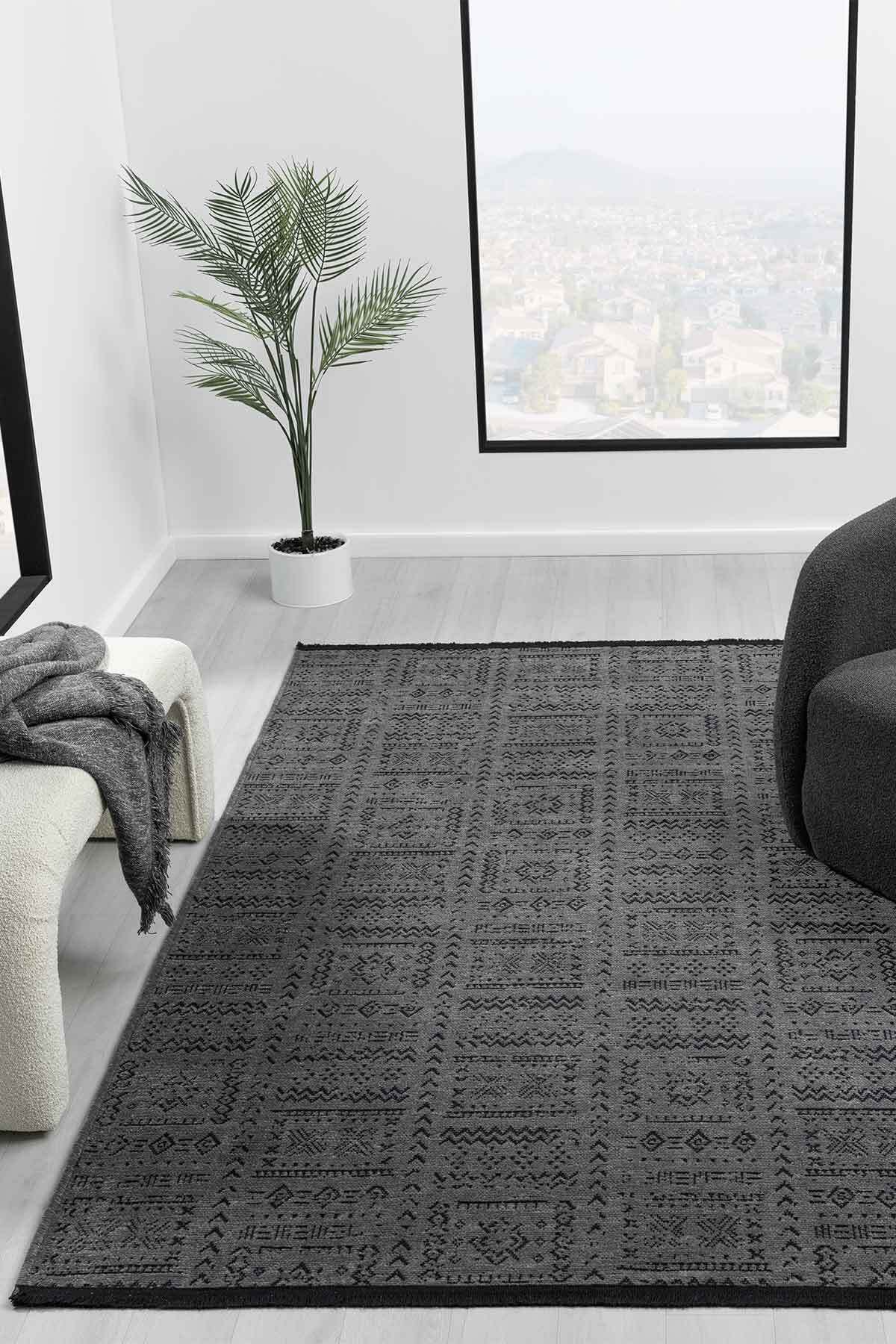 1_org_zoom Eko Antrasit Salon Oturma Odasi Çocuk Odasi Yatak Odasi Halisi EKO344 27791