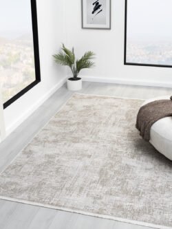 Dora Krem Bej Halı Salon Oturma Odası Çocuk Odası Yatak Odası Halısı Dr3007