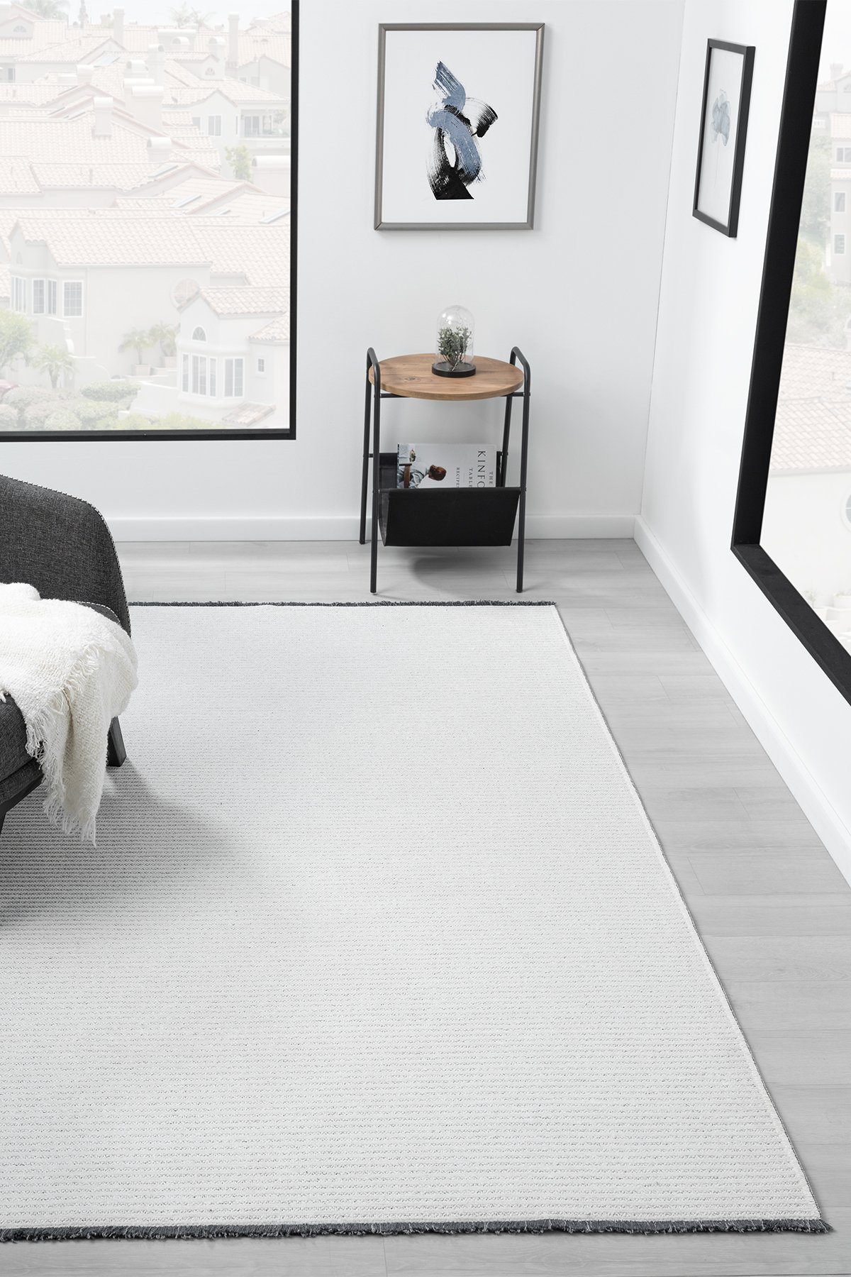 1_org_zoom Bukle Krem Salon Oturma Odasi Çocuk Odasi Yatak Odasi Halisi BK194 27950