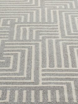 Ventura Gri Shaggy Yumusak Post Pelus Salon Oturma Odası Halısı VNT113