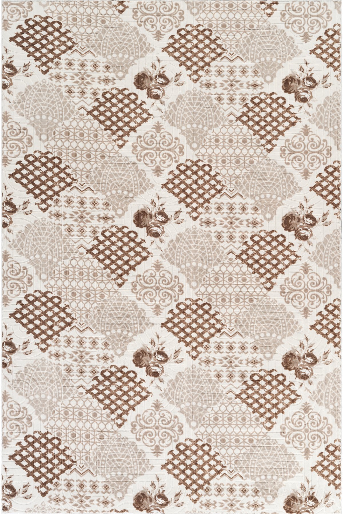 1_org_zoom Baskı Dört Mevsim Kaymaz Yıkanabilir Kesme Koridor Mutfak ve Oda Kesme Yolluk Halı 29214