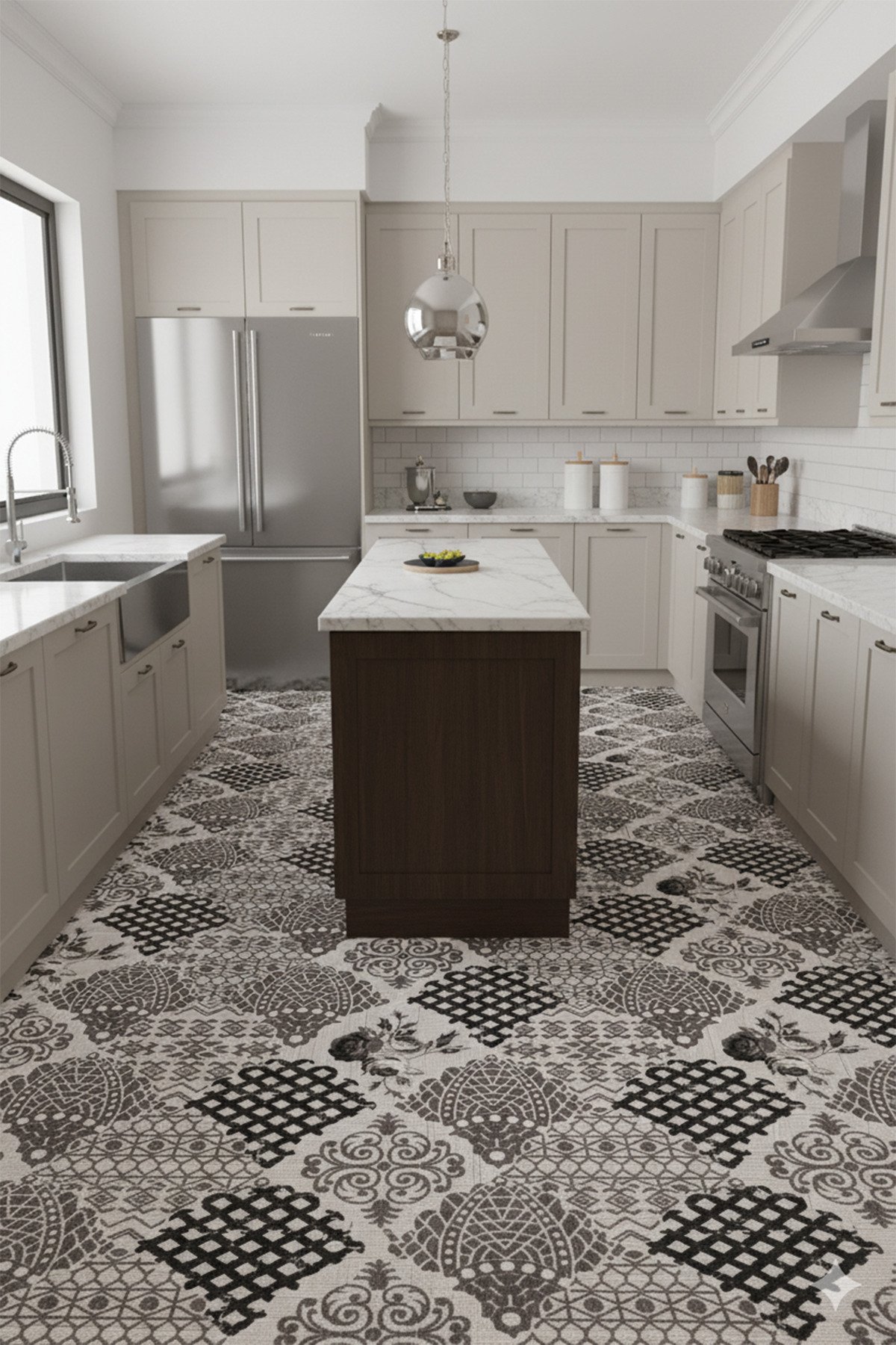 1_org_zoom Baskı Dört Mevsim Kaymaz Yıkanabilir Kesme Koridor Mutfak ve Oda Kesme Yolluk Halı 29219