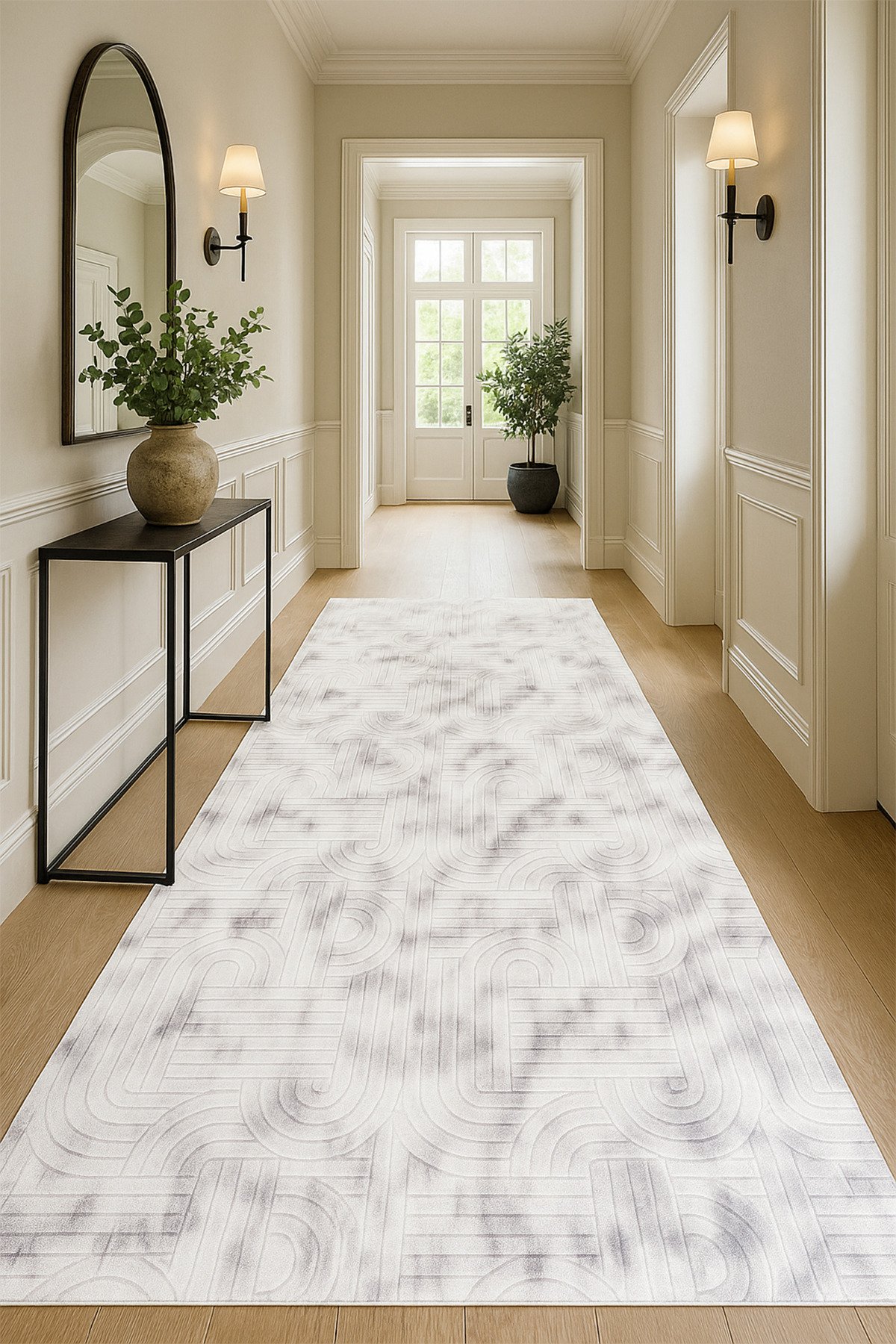 1_org_zoom Dört Mevsim Bambu Kaymaz Yıkanabilir Kesme Koridor Mutfak Salon Yatak Oturma Oda Yolluk Halı 29396