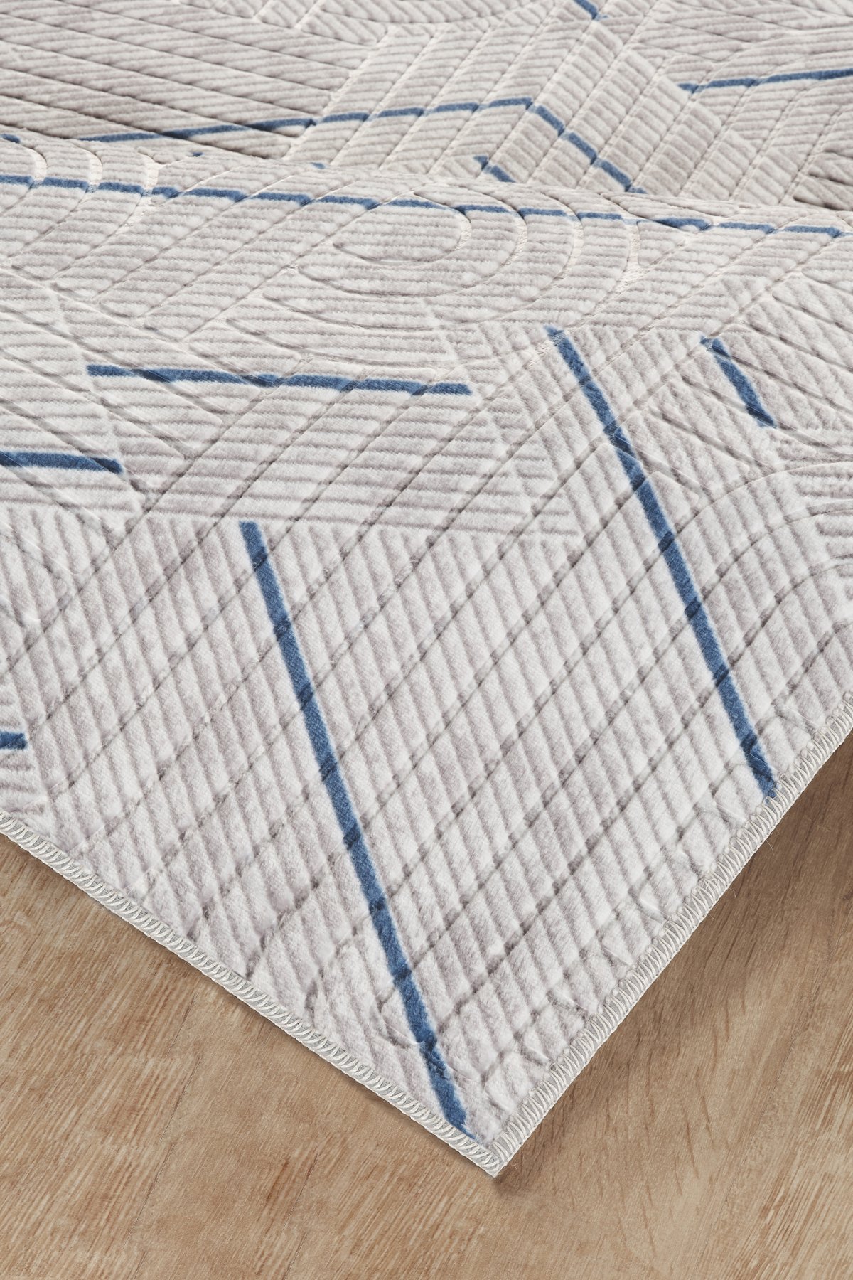 1_org_zoom Modern Desenli Bambu Dört Mevsim Kaymaz Yıkanabilir Kesme Koridor Mutfak ve Oda Kesme Yolluk Halı