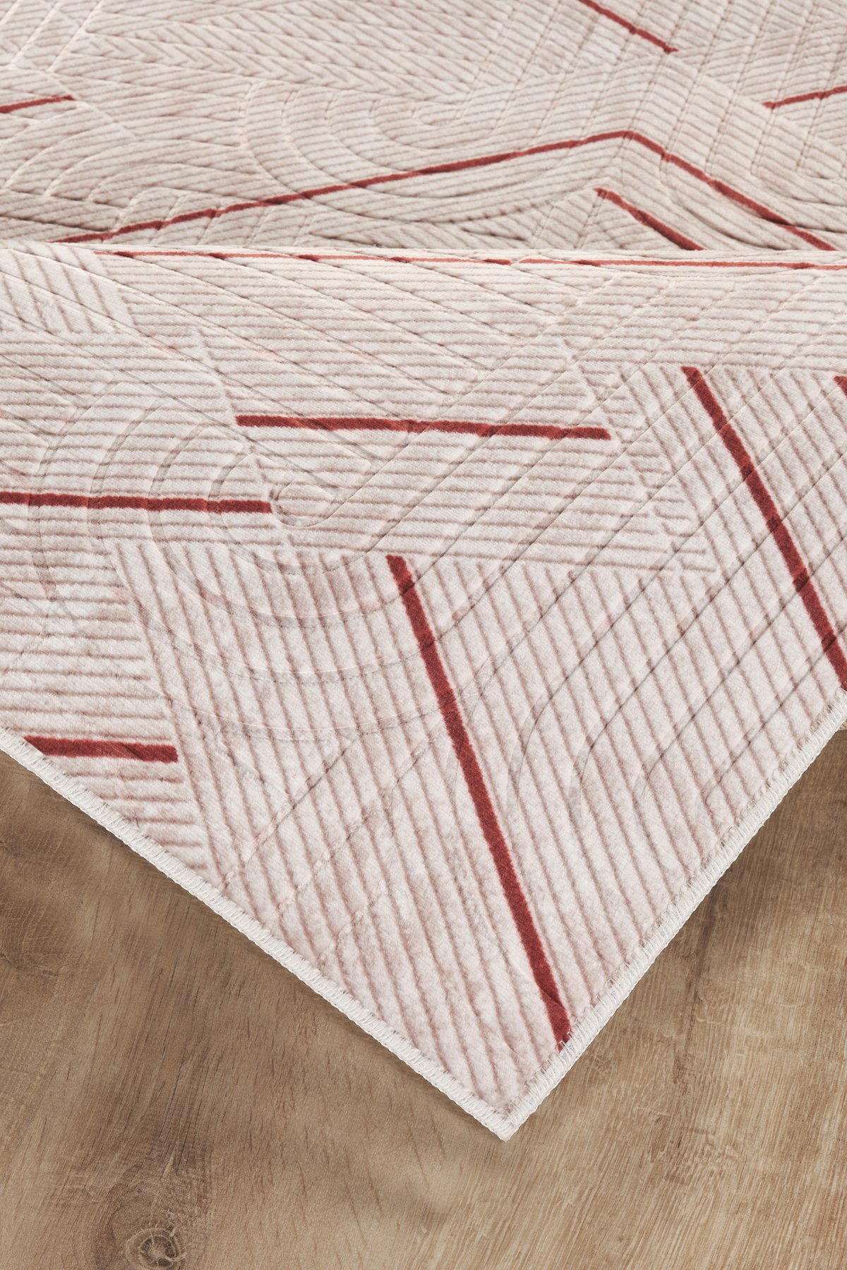 1_org_zoom Modern Desenli Bambu Dört Mevsim Kaymaz Yıkanabilir Kesme Koridor Mutfak ve Oda Kesme Yolluk Halı