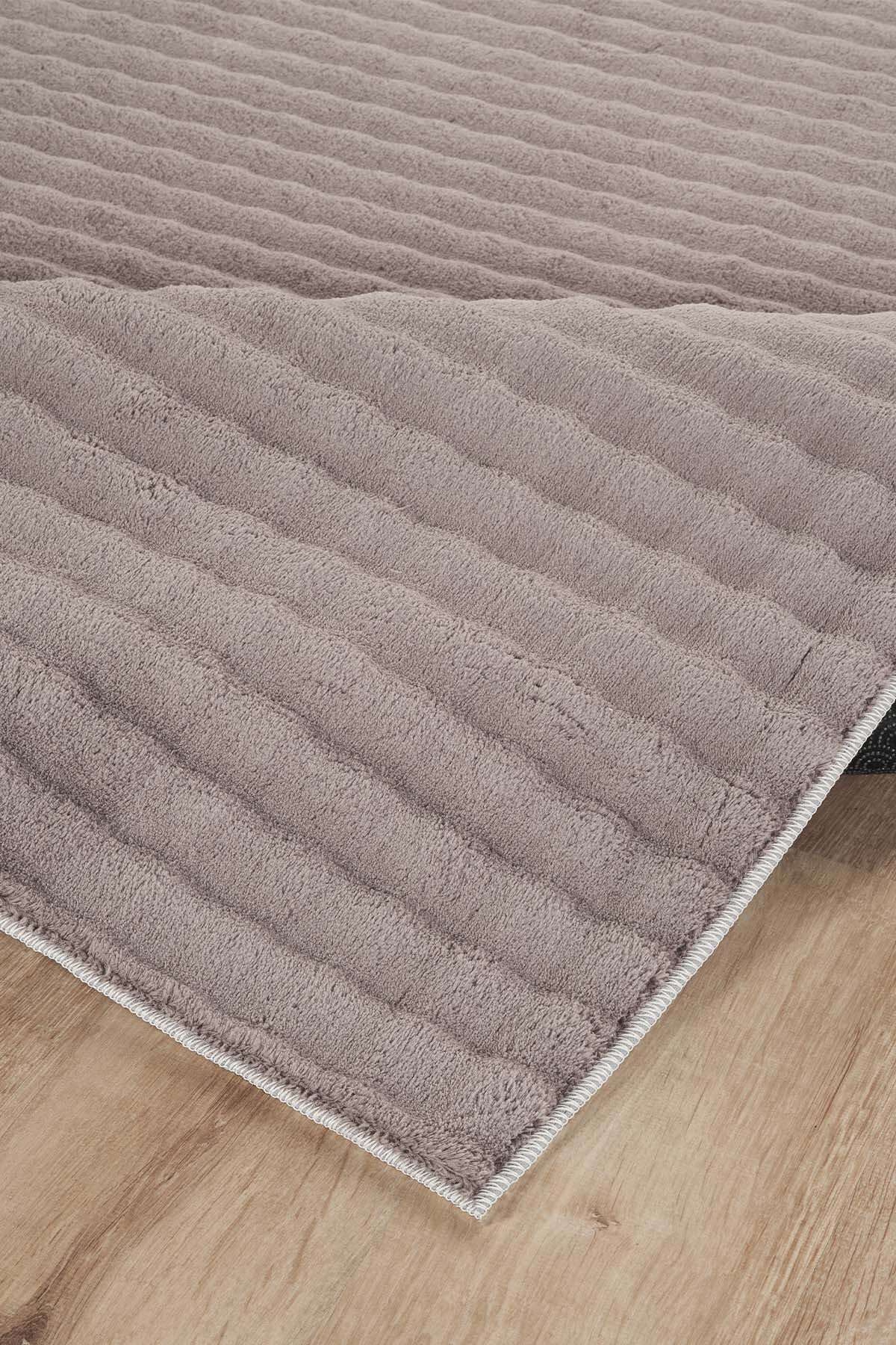 1_org_zoom Bubble Puffy Post Peluş Kesme Halı Yolluk Kaymaz Taban Yıkanabilir Pofuduk Oturma Salon Çocuk