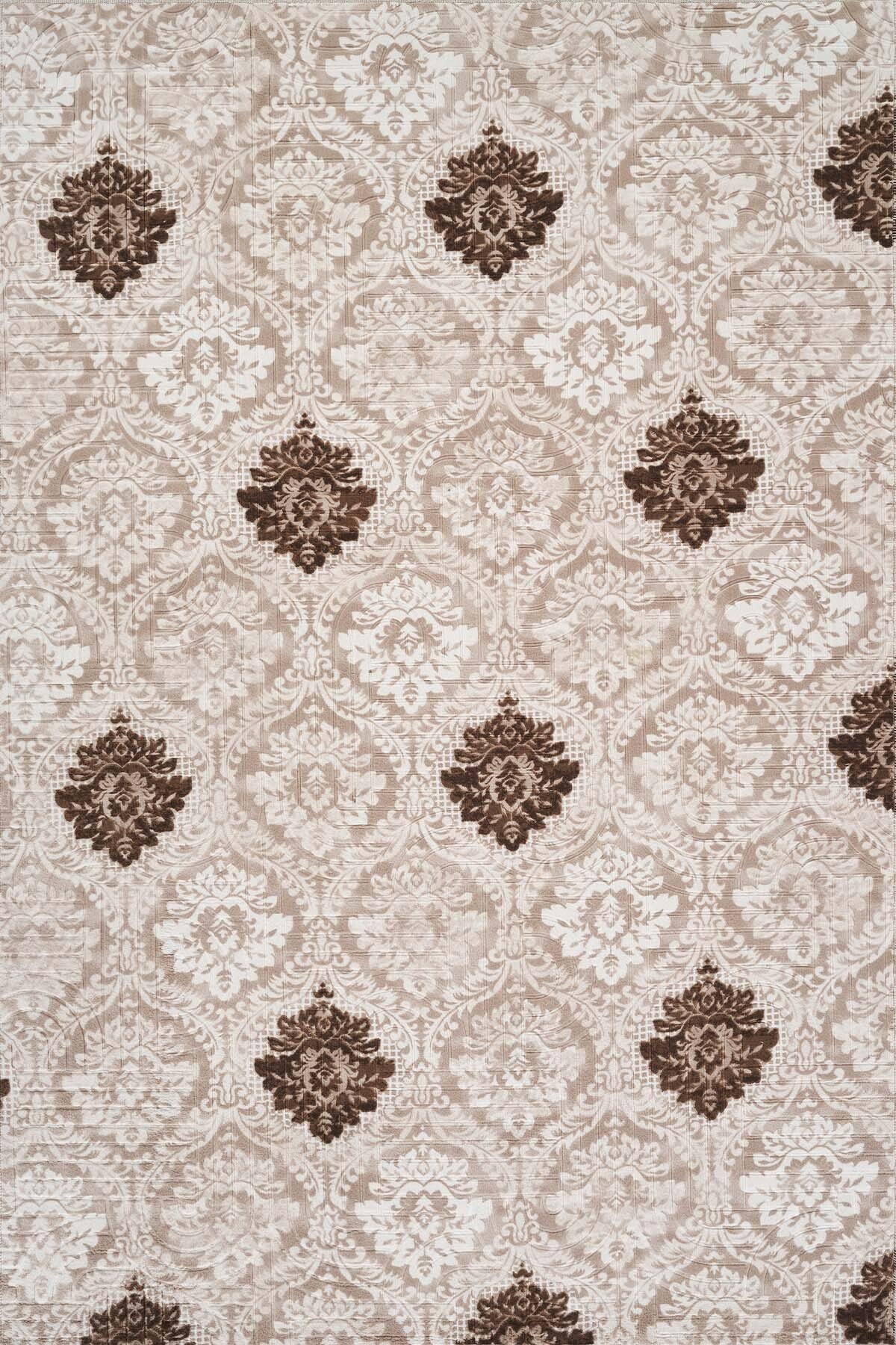 1_org_zoom Modern Desen Baskılı Kaymaz Taban Elit Şık Dört Mevsim Yıkanabilir Halı Yolluk Oturma Salon Odası