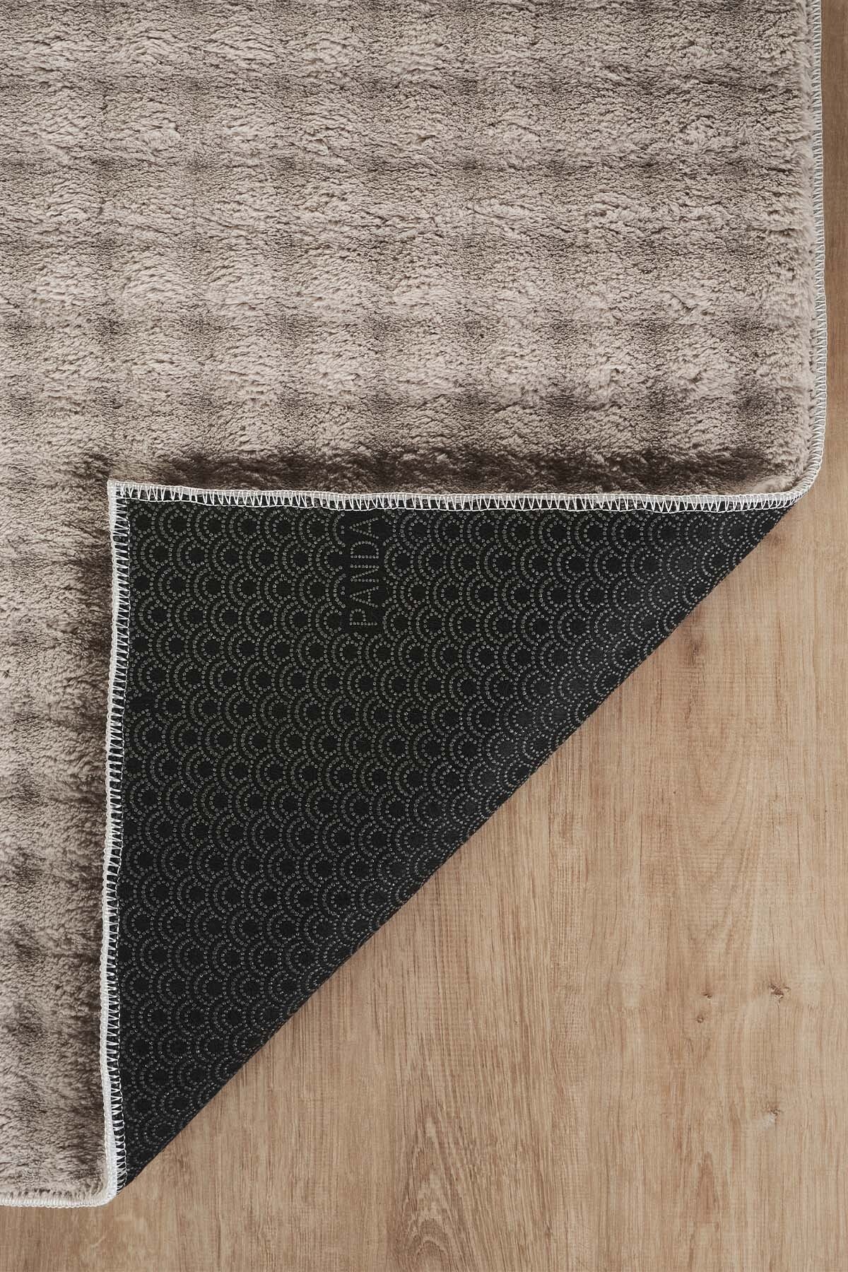 1_org_zoom Bubble Puffy Post Peluş Halı Yolluk Kaymaz Taban Yıkanabilir Pofuduk Oturma Salon Çocuk Odası Kum